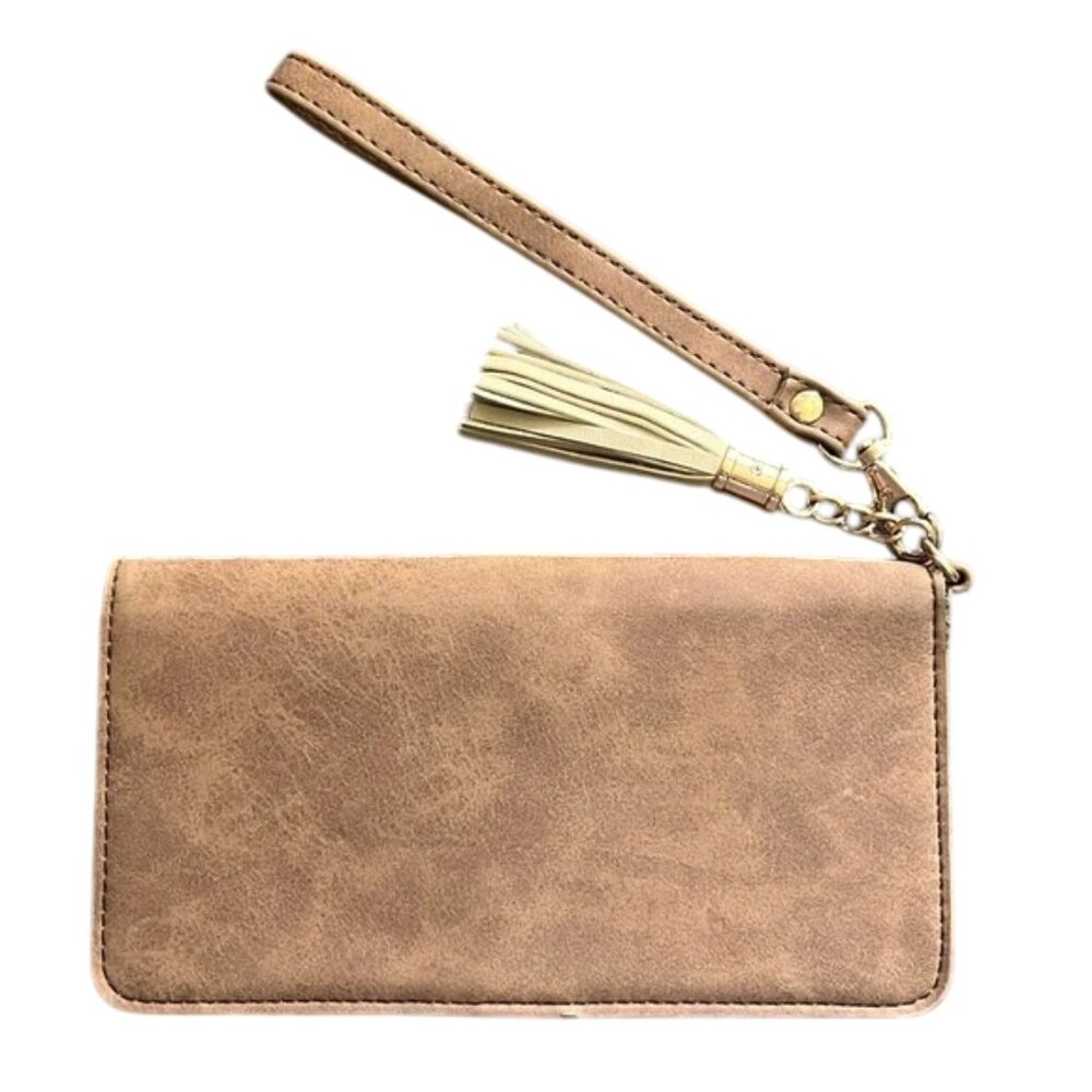 Claire’s Wallet Wristlet Brown